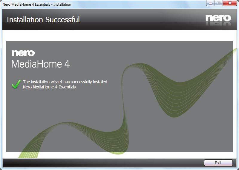 The Ready to Start Installation Process screen is displayed, installation begins and finishes automatically.