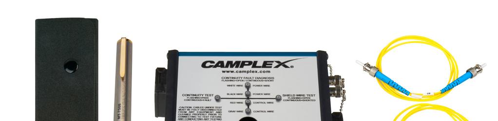Camplex CMX-OPT-CON-TST opticalcon Fiber Optic Cable Tester Most fiber cable assemblies fail due to lack of proper end face cleaning.