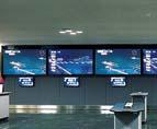 Panasonic professional displays at work in a variety of field and location.