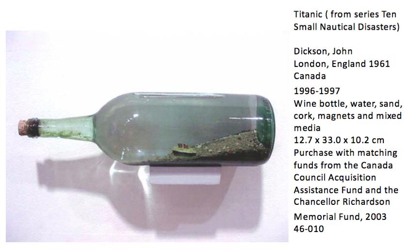 Titanic, John Dickson, mixed media,