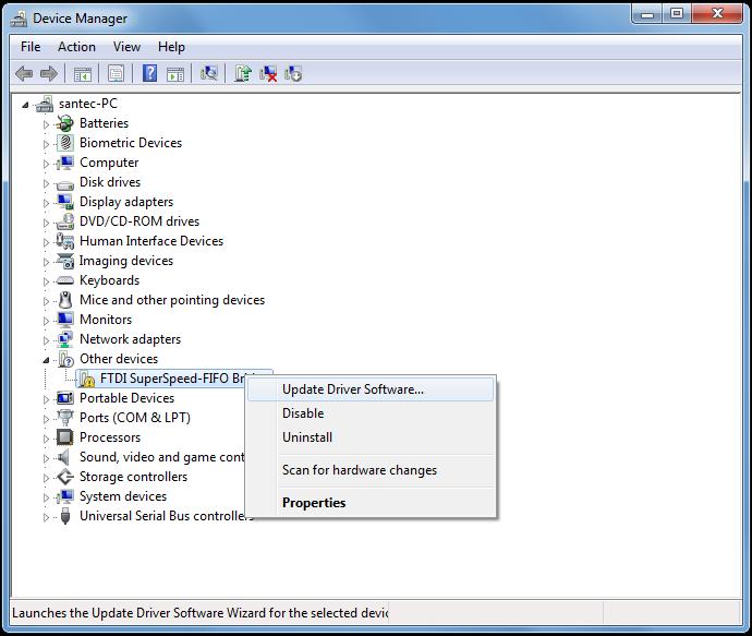 4.1.1 USB driver installation procedure [1] SLM Power ON after connecting control PC and SLM via