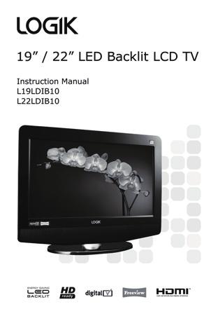 N.: 810-86J195W010) TV Base (For L19LDIB10: P.N.: 509-818125W001 For L22LDIB10: P.N.: 509-812125W001) YUV SCART adaptor (P.