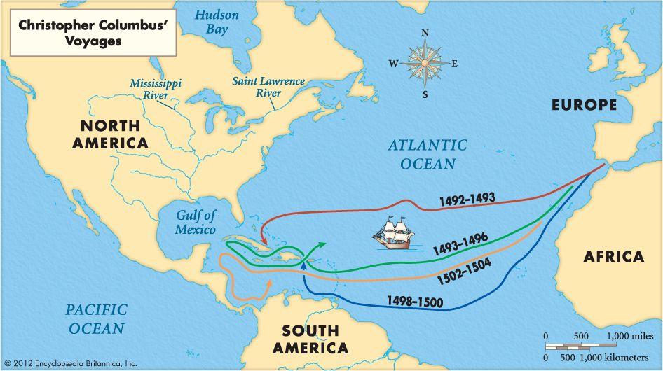 1.9 Features and Impacts of Renaissance - Geography Voyages of Discovery (15-16th century): A time period of discovering the rest of the world Christopher Columbus - Discovered the Land of America