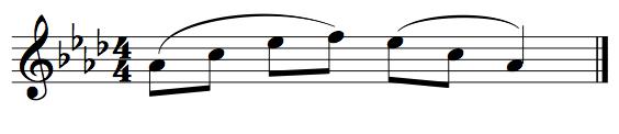 Example 3-8. Donizetti, Quanto è bella (from L elisir d amore), (Cadenza) [e] [ɔ] Exercise 3-4. Vowel Exercise, Miller Training Tenor Voices, p.54.