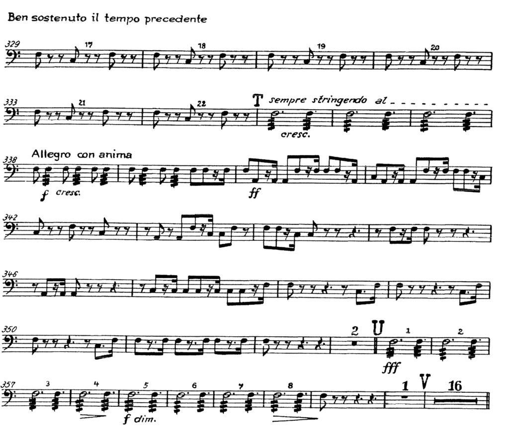 TIMPANI EXCERPTS CONTINUED 40)