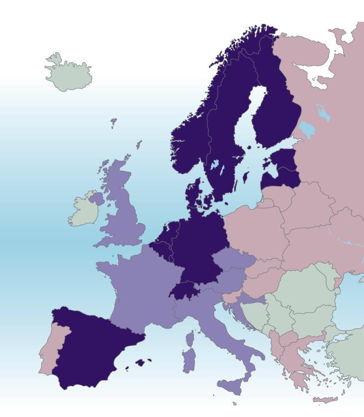 Digital TV Switchover Status in Europe Countries not yet formally launched Countries with some DTT services