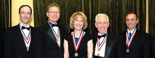 com new GSSA Hall of Fame members (l-r): Arthur DiBianca, Bill Hatcher,