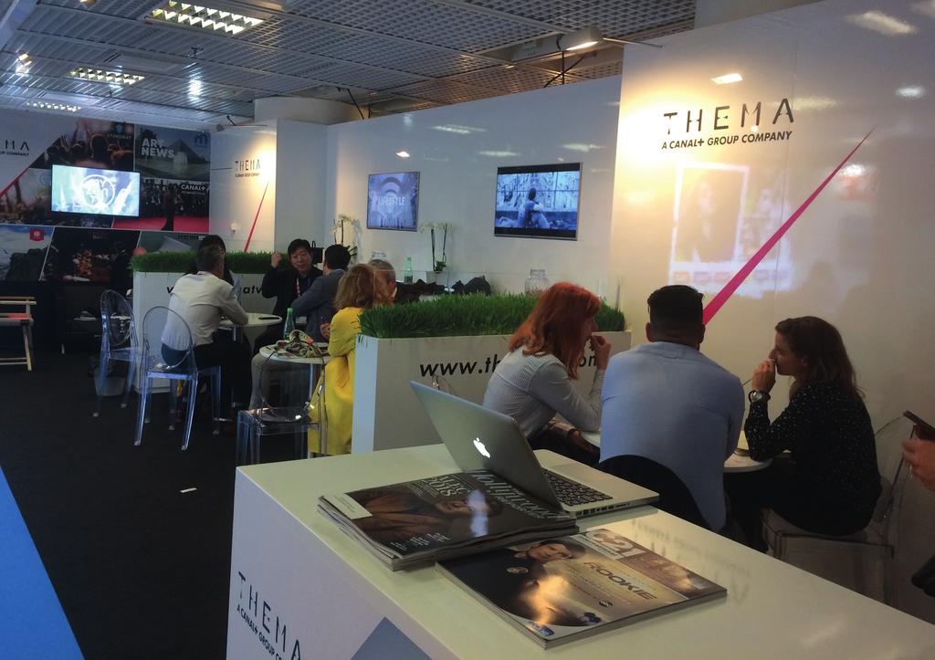 EXHIBITIONS MIPCOM As usual, the THEMA team was