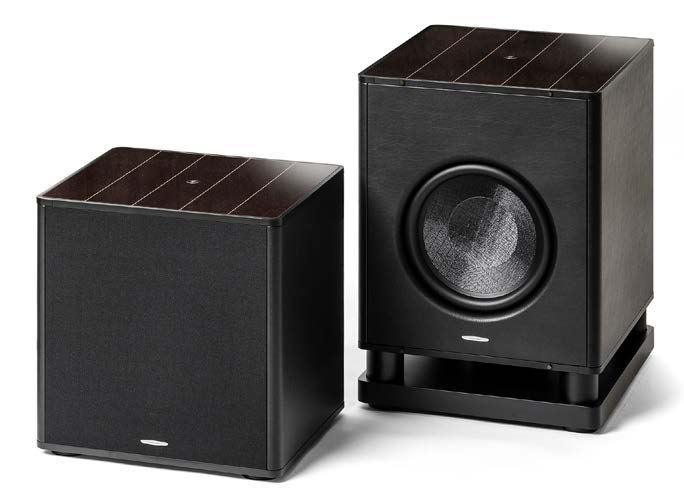 SUBWOOFERS GRAVIS VI I V GRAVIS COLLECTION active Closed box loading, single driver, active subwoofer SPEAKERS 2 x 320mm (12 ) double coil 4+4ohm, very long throw, sandwich honeycomb cone, wide