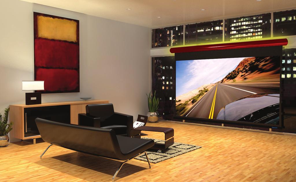 Cabaret The sleek and stylish contemporary design of the Cabaret Screen is perfect for creating beautiful multi-media environments in any living space.