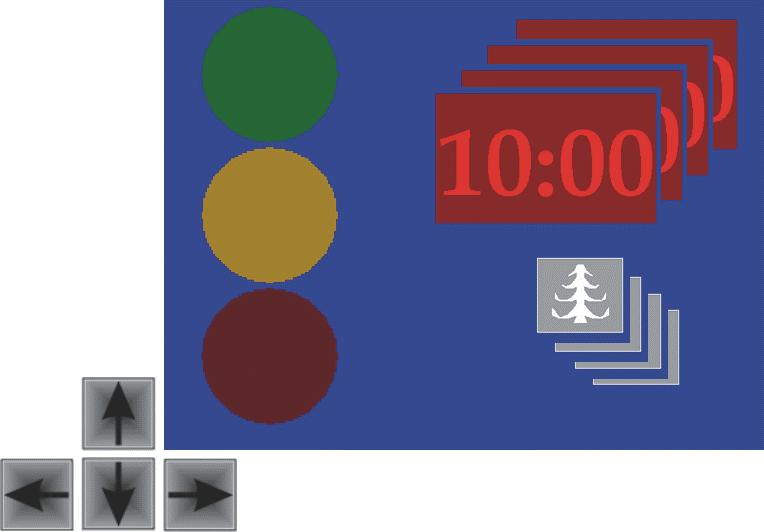 Moving To move any Video Clock object, left click it to select. Then, use the arrow keys to move.