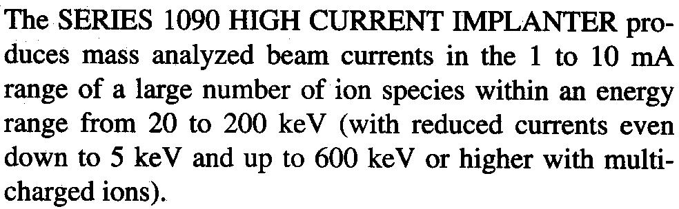 charge compensation wherever possible in ordet to avoid beam instabilitiesand to maintain control of the beam at all beam intensities Thus the extraction and acceleration structures are reduced to a