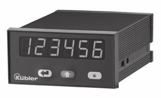 devices LED multifunction preset counters Pulse, frequency, time (also reciprocal) (AC+DC) 571 The multifunction preset counter 571 with its max.