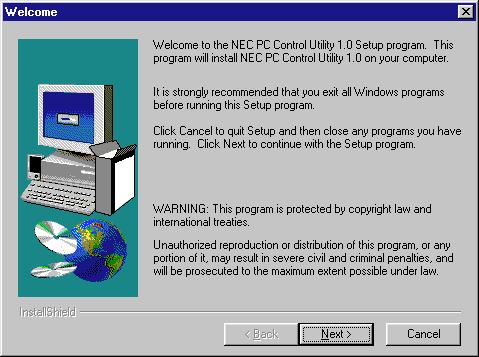 To quit installation before it is completed, press the Cancel button then follow the instructions in the dialog box. Starting Up the PC Card Viewer Software on your PC (PC Card Viewer Utility 1.