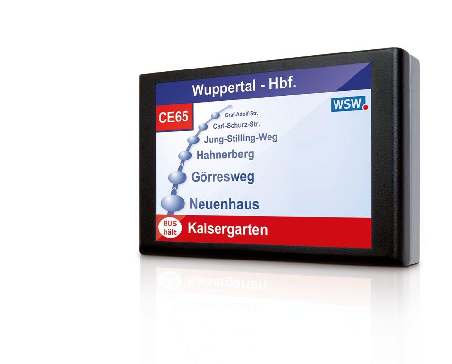 Connect-classic Description / bustec TFT (LCD) information displays are ground-breaking due to their passive cooling and slim design (60 mm compact unit).