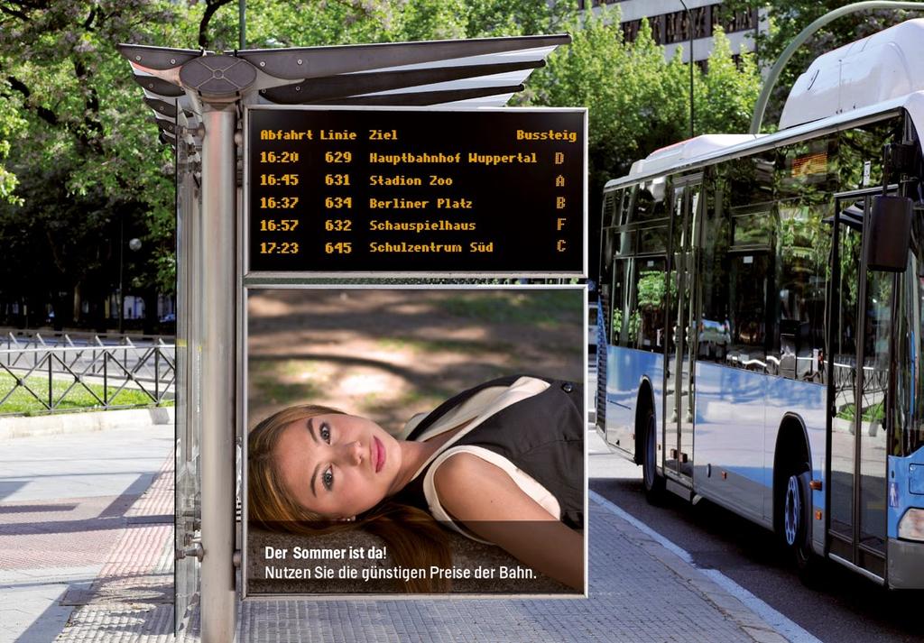STATIONARY DISPLAY SYSTEMS preview Description / bustec employs ground-breaking technology to convey passengers to their destinations, precisely and on time.