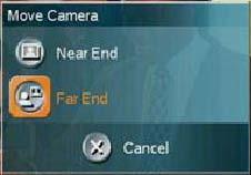 Far End Camera Operation Far End Camera Control gives you the ability to access the remote camera and video source.