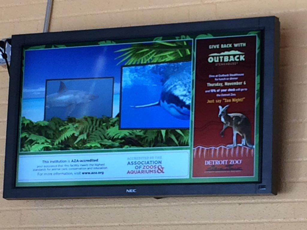Digital Screens Ability to put a side banner ad on multiple screens throughout the