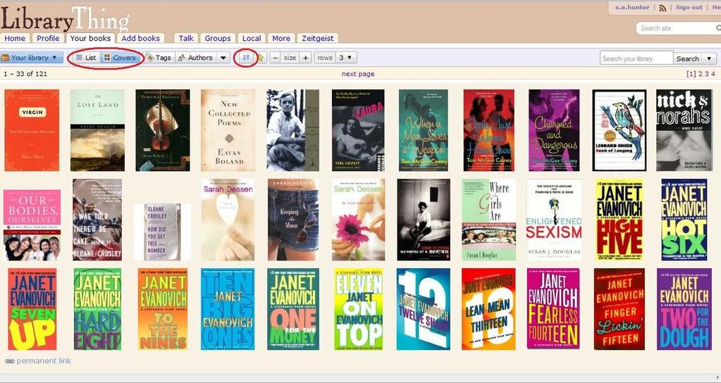 Your Library To view your library, click the Your books tab.