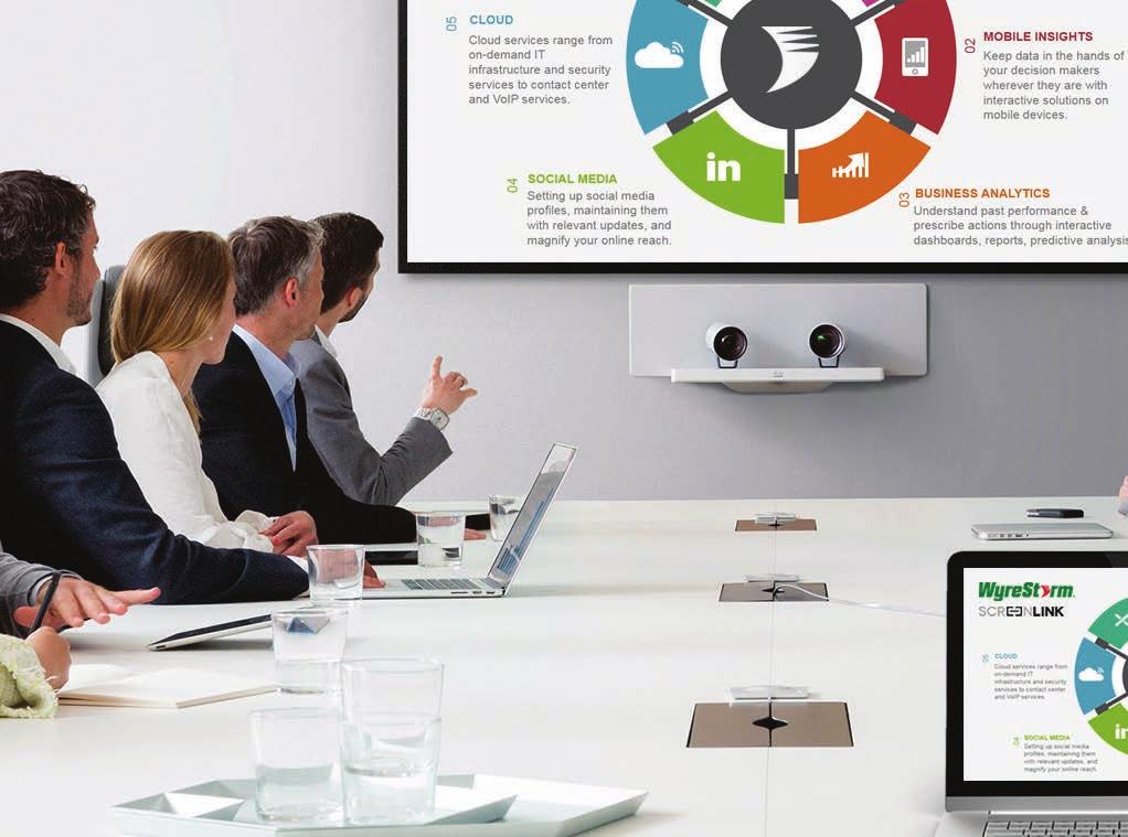 Collaboration Made Easy With so much time often wasted during valuable meeting or class time trying to set up multi-user content sharing, a quicker, simpler approach was needed for large screen