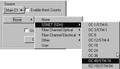 Using Masks, Histograms, and Waveform Databases To Edit a Mask When you edit a mask in an existing communications standard, the mask type switches from the selected standard to type User, and uses