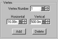 Once you have selected a mask, use the Vertex section of the Mask Edit dialog to add, edit, or delete individual vertices. Use the Vertex Number box to select a vertex number for the selected mask. 6.