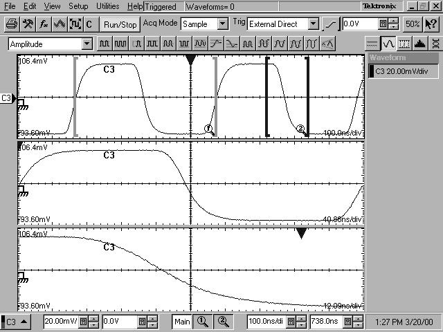 Display Map Multiple Views Drag the markers to enclose the portion of waveform to appear in Mag 2 View.