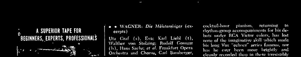 The performance maintains a thoroughly respectable level of accomplishment; although these Frankfurt singers won't efface memories of Lehmann -Melchior- Schorr, they have the solid.