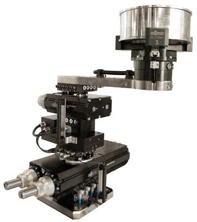 load capability MODULAR DESIGN Due to integrated media feed-through for pneumatic