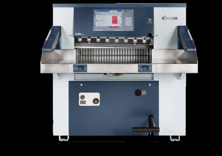 MOHR CUTTERS Mohr Cutters are tailored to the specific demands in digital printing Mohr Cutters are durable, programmable cutting machines with hydraulic drive.