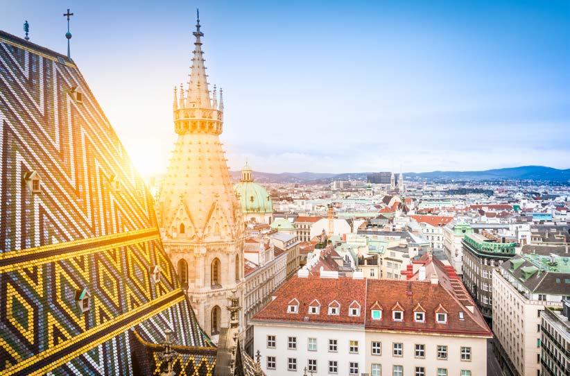s highlights Late afternoon hotel check-in Evening Festival Welcome Dinner included, and overnight DAY THREE: WEDNESDAY, JUNE 10 Half-day guided tour of Historical Vienna includes the Ringstráße,