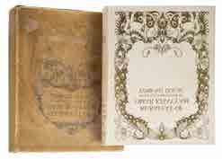 guards, variable spotting to text, front free endpaper with remnant of ink ownership name and surface abrasion, front hinge cracked after endpapers, original giltdecorated white cloth, contained in