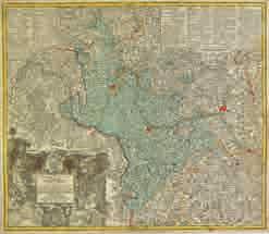 .., Augsburg 1741, engraved map with contemporary hand colouring, small margins, very slight staining to borders, 485 x 560mm, together with Trevirensis Archi-Episcopatus et Electoratus.