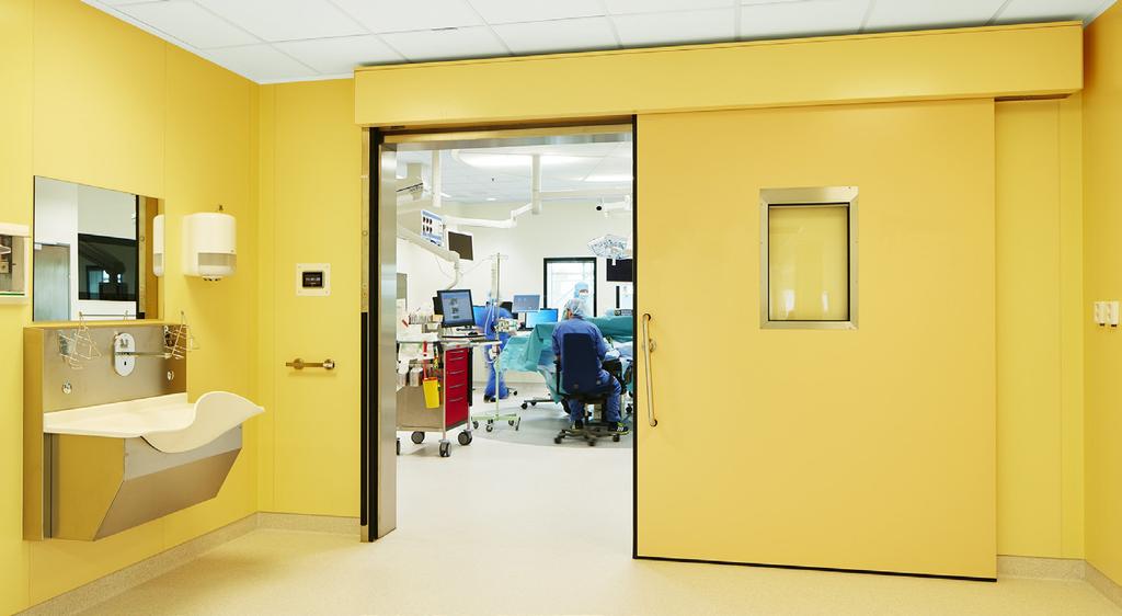 Sound measurement For this project the client chose a complete package solution for the operating rooms, based on a modular solution that permits a high level of flexibility in response to future