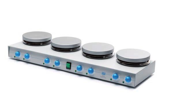 ALUMINUM ROUND TOP - Ø 155 mm VELP Scientifica offers a wide range of heating magnetic stirrers with aluminum top.