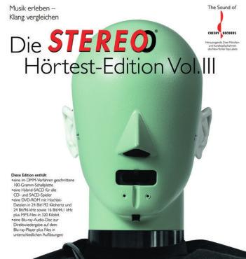 LP Die Stereo Hörtest Edition III Medium: 4 LP + Blu-ray Audio + SACD + DVD-ROM Item No.: 0167927 PC: 170 Release: 23.05.