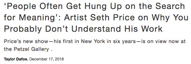 Seth Price is not an artist or at least, he s hesitant to adopt that title. It makes sense.