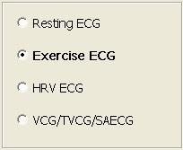 Operation Instructions for Exercise ECG 7.2 Selecting a Patient Record to Start a New Test 1.