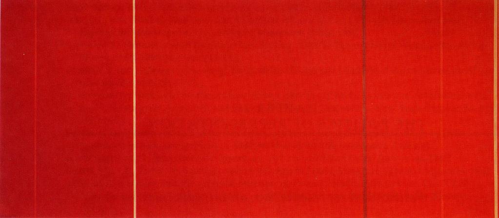 Minimalism in visual art Barnett Newman