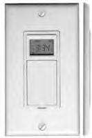 GRASSLIN - ET724 Electronic In-Wall Timer 24 Hour, 7 Day Replaces standard wall switch (toggle) to provide automatic control of outdoor or indoor lighting, fans, pumps, office machines, and other