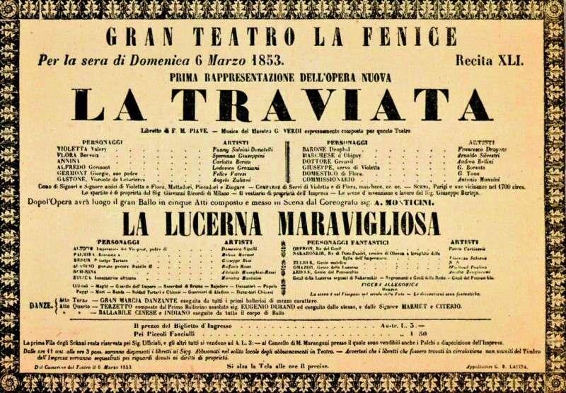 Music La Traviata is such a well-known opera that it has practically been scorned by aesthetes let alone treated with total indifference by musicians.