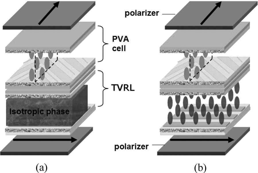 124 I.-Y. Han et al. FIGURE 1 The cell structure of a viewing angle controllable LCD.