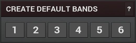 Expand band button soloes (or unsoloes) the band that you clicked on and disables the crossover temporarily, so that you can audition what the settings of this band would do to the entire signal,