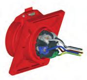 INDUSTIAL IEC PLUGS AND SOCKETS a 1) OPEN 2) CLOSED 3) OPEN Cable stripping length (a) Push-Type Terminals