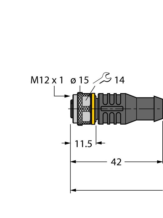 Wiring accessories Tip kodu İdent no. Açıklama Ölçekli çizim RKC4.301T-0.15- RSC4.