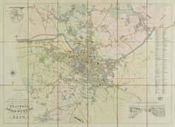 ), Map of the Country extending ten miles round Leeds, including Wakefield, Bradford, Dewsbury, Otley, Harewood, Aberford & Castleford, shewing all the Parish and Township Boundaries &c.,... re-surveyed & Corrected to January 1st.