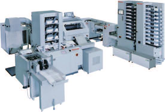 IM-30 Paper Inserter Saddle-stitching System, SPF-200L, Paper Inserter IM-30 Bypass Stacker Sheet insertion can be performed in-line with the Stitcher with minimal operator involvement.