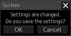Saving subsystem configuration changes 1 Click on the [Set] button in the "Subsystem Installation" dialog.