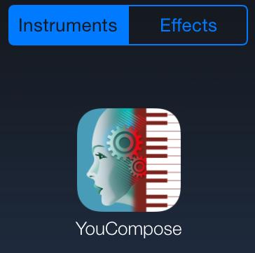 As an example we will show you how to record a movement from YouCompose to GarageBand: First open GarageBand and start a new song.