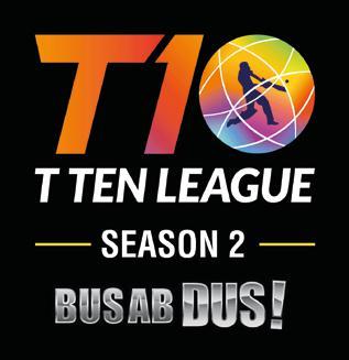 16 SEPTEMBER 2018 T10 LEAGUE SEASON 2 LOGO VERSIONS Color accuracy and consistency are essential and